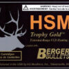 HSM 338WM300OTM Trophy Gold Extended Range 338 Win Mag 300 gr Berger Hybrid Tactical Open Tip Match 20 Per Box/ 20 Case 1 82387