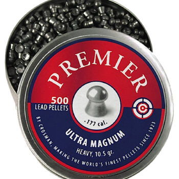 Crosman LUM77 Premier Ultra Magnum 177 Lead Domed Heavy Pellet 500/Tin