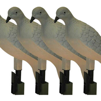 Mojo Outdoors HW9004 Clip On  Dove Species Natural Plastic 4 Per Pack