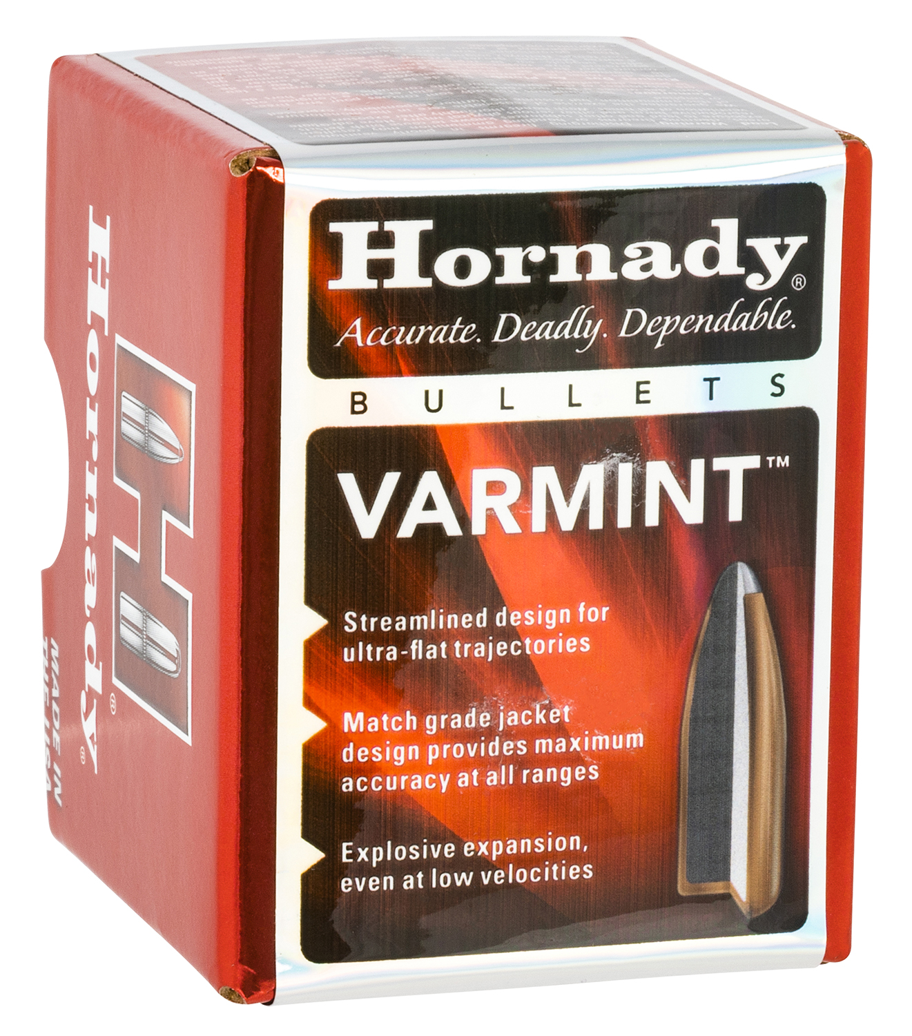 Hornady 2265 Traditional Varmint 22 Cal .224 55 gr Spire Point 100 Per Box/ 40 Case 3 Hornady 2265 Traditional Varmint 22 Cal .224 55 gr Spire Point 100 Per Box/ 40 Case