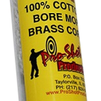 Pro-Shot MP12 Bore Mop  10/12/16 Gauge Shotgun #5/16-27 Thread Cotton 1.75" Long