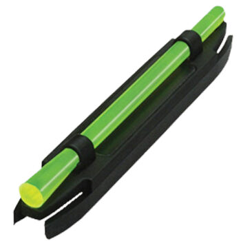 HiViz S400G S-Series Magnetic Front Sight  Black | Green Fiber Optic