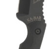 Ka-Bar 2486 TDI Hell Fire 3.56" Fixed Recurve Tanto Plain Black 1095 Cro-Van Blade, Black Ultramid Handle, Includes Sheath 2 92428 1