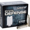Liberty Ammunition LACD38025 Civil Defense 38Special 50gr Lead Free Fragmenting Hollow Point 20 Per Box/50 Case 1 93261 7