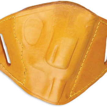 Bulldog MLTL Molded  OWB Tan Leather Belt Slide Fits Glock Fits Ruger P85 Fits S&W M&P 40 Right Hand