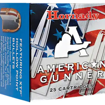 Hornady 90104 American Gunner  380ACP 90gr Hornady XTP Hollow Point 25 Per Box/10 Case