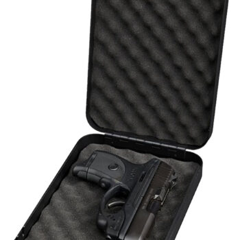 Bulldog BD1121 Personal Vault  Key Entry Black Powder Coat Steel Holds 1 Handgun 9.50" L x 6.50" W x 2" D