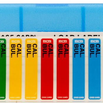 MTM Case-Gard RS5024 Case-Gard R-50 Multi-Caliber Clear Blue Polypropylene 50rd