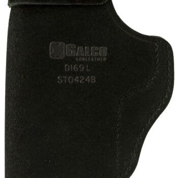 Galco STO424B Stow-N-Go  IWB Black Leather Belt Clip Fits 1911 3" Barrel Right Hand