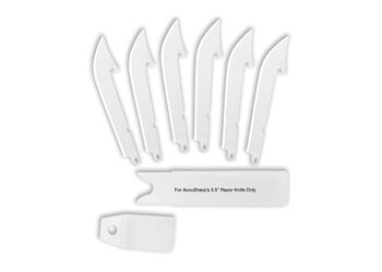 ACCUSHARP 3.5" REPLACEMENT BLADES BL 5 ACC744C 2