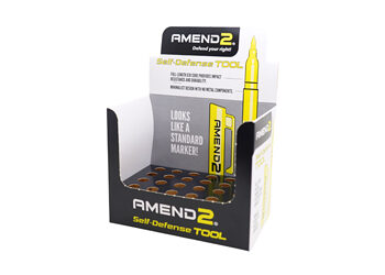 Alternative view of AMEND2 G10 SELF-DEFENSE PEN YLW DISP