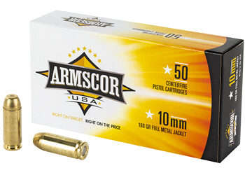 ARMSCOR 10MM 180GR FMJ 50/1000