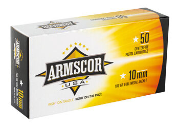 Alternative view of ARMSCOR 10MM 180GR FMJ 50/1000