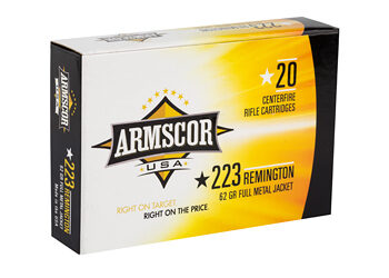 Alternative view of ARMSCOR 223REM 62GR FMJ 20/1000