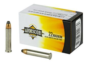 ARMSCOR 22WMR 40GR JHP 50/2000