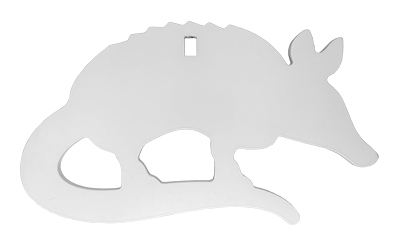 B/C AR500 3/8" SILHOUETTE ARMADILLO 3 B/C AR500 3/8" SILHOUETTE ARMADILLO
