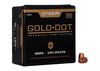 SPR GOLD DOT .355 124GR HP 100CT