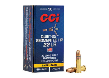CCI QUIET SEGMENTED 22LR 40GR HP 50