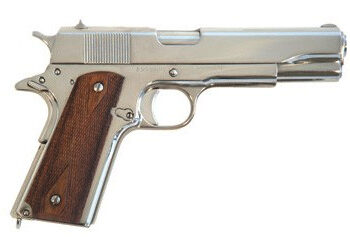 CIMARRON 1911 A1 45ACP 5" NICKEL 8RD