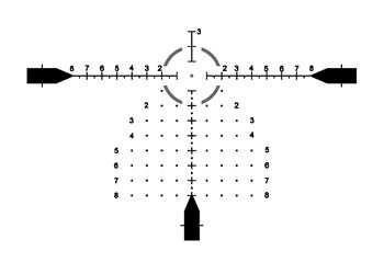 Alternative view of EOTECH VUDU 4-12X36 FFP SCP MR5 MRAD