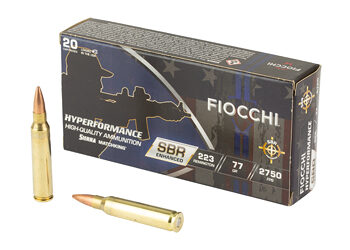 FIOCCHI HYPR SBR 223REM 77GR 20/200