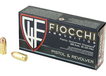 FIOCCHI 380ACP 95GR FMJ 50/1000
