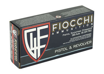 Alternative view of FIOCCHI 380ACP 95GR FMJ 50/1000