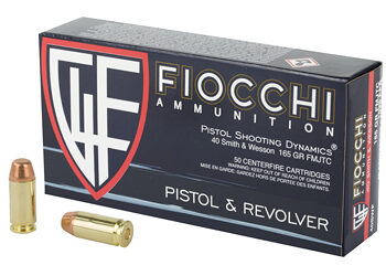 FIOCCHI 40SW 165GR FMJ 50/1000