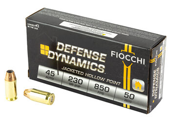 FIOCCHI 45ACP 230GR JHP 50/500
