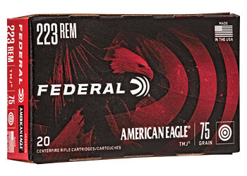 FED AM EAGLE 223 REM 75GR TMJ 20/500
