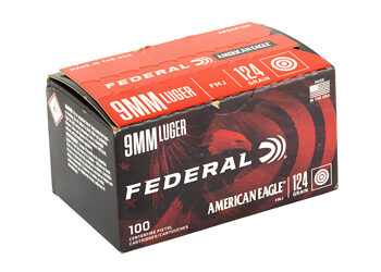 Alternative view of FED AM EAGLE 9MM 124GR FMJ 100RD