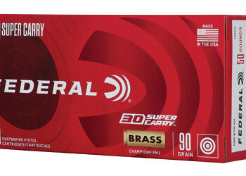 FED CHAMP 30 SUPER CARRY 90GR FMJ