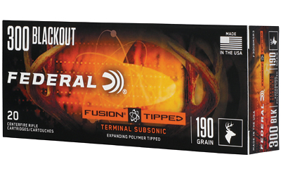 FUSION TIPPED 300BLK 190GR 20/200 2 FUSION TIPPED 300BLK 190GR 20/200