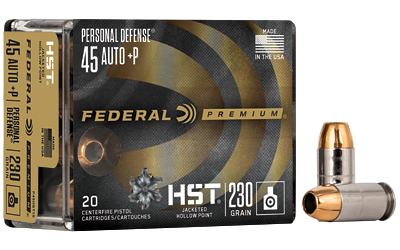 FED PRM HST 45ACP+P 230GR JHP 20/200 3 FED PRM HST 45ACP+P 230GR JHP 20/200