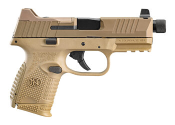 Alternative view of FN 509C TACT 9MM 4.32" 12/24RD FDE