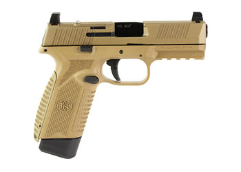 Alternative view of FN 545 MRD 45ACP NMS D 15RD FDE