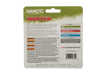 Alternative view of GAMO HUNTER ROUND NOSE 22CAL 250CT