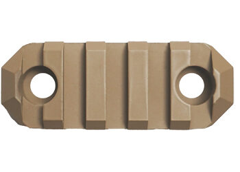 GROVTEC RAIL MLOK 5 SLOT 2.2" COY