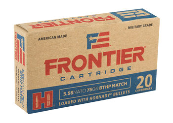 Alternative view of FRONTIER 556NATO 75GR BTHP MTCH 20/5
