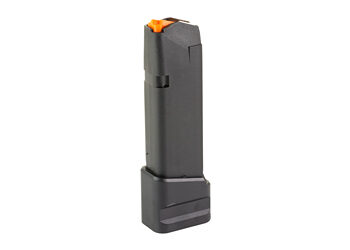 MAG SHIELD FITS GLOCK 19 +5/4 EXT BK