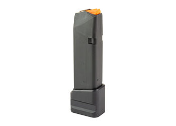 Alternative view of MAG SHIELD FITS GLOCK 19 +5/4 EXT BK