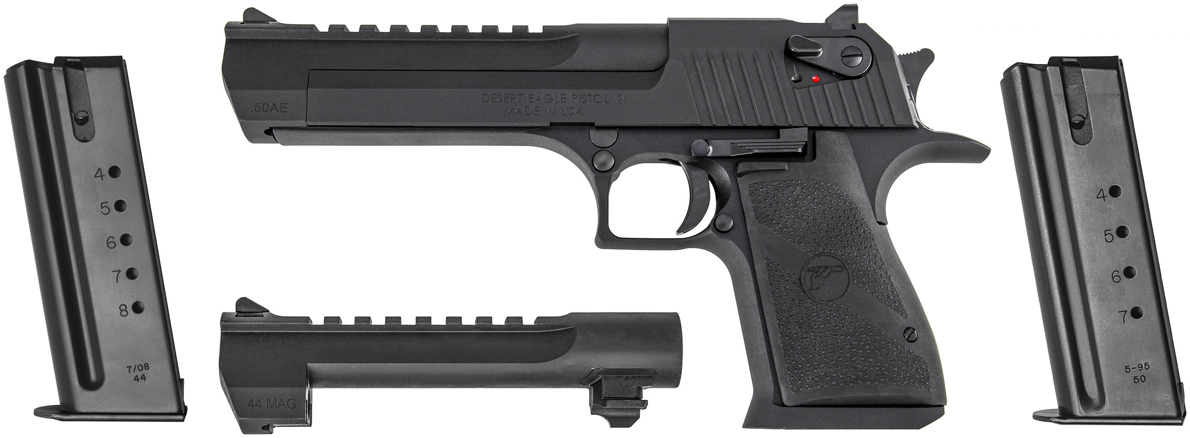 MR DESERT EAGLE CALIBER COMBO 50AE 44MAG 6 BLK 3 MR DESERT EAGLE CALIBER COMBO 50AE 44MAG 6 BLK