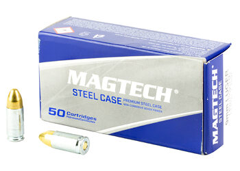 MAGTECH 9MM 115GR FMJ STEEL 50/1000