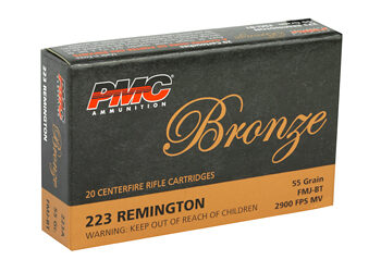 Alternative view of PMC BRNZ 223REM 55GR FMJ 20/1000