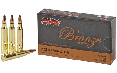 PMC BRNZ 223REM 55GR SP 20/800 3 PMC BRNZ 223REM 55GR SP 20/800