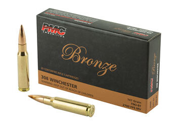 PMC BRNZ 308WIN 147GR FMJ 20/500