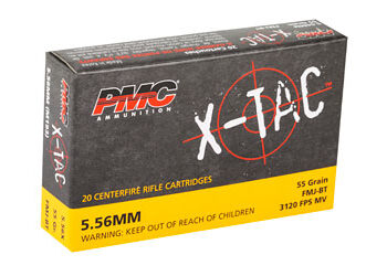 Alternative view of PMC XTAC 556NATO 55GR FMJBT 20/1000