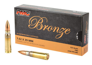 PMC BRNZ 7.62X39 123GR FMJ 20/500