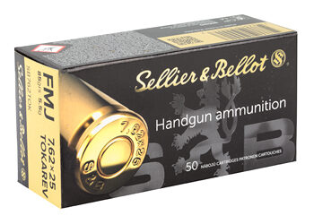 Alternative view of S&B 7.62X25 85GR FMJ 50/1500