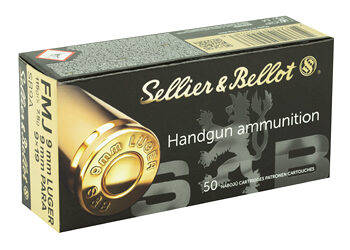 Alternative view of S&B 9MM 115GR FMJ 50/1000